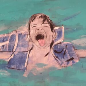 Autorretrato - A água era mais barrenta do que esse azul